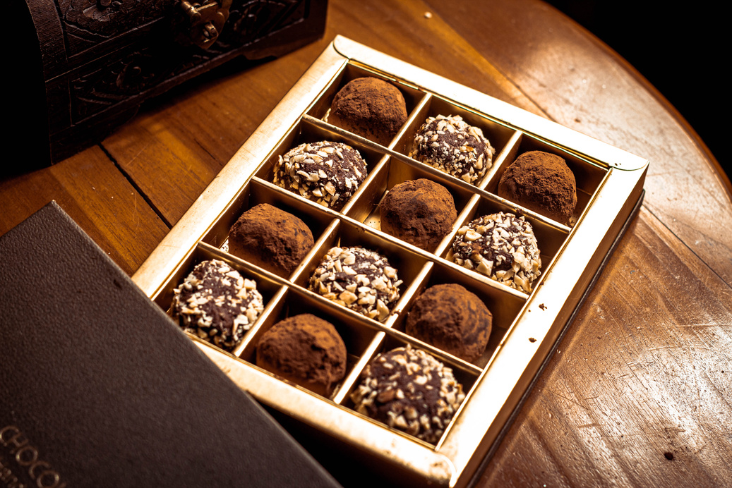 Close-Up Photo of a Box with Chocolates